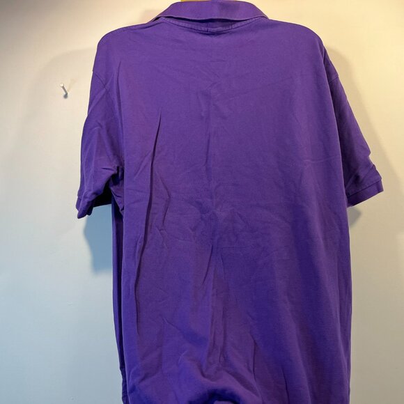 Polo Ralph Lauren Men's Tall Fit Purple Polo Shirt - Size 2XLT - Picture 4 of 4